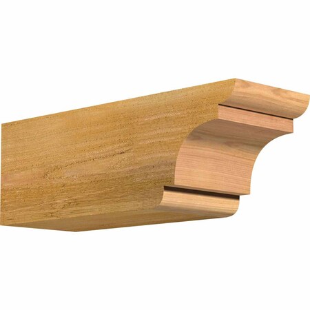 Ekena Millwork New Brighton Rough Sawn Rafter Tail, Western Red Cedar, 6"W x 6"H x 18"L RFT06X06X18NEB00RWR